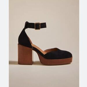 New: Anthropologie x Seychelles Gleaming Heel in Black. Size 10